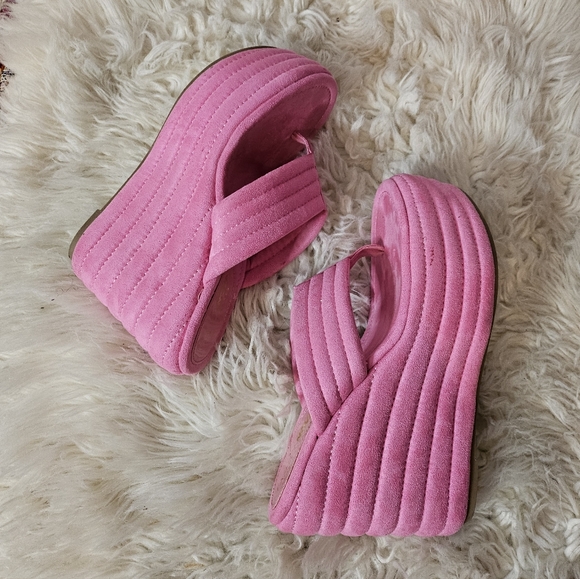Fashion Nova Shoes - Pink Platform Shoes